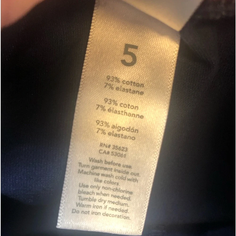 Carter’s Kid navy blue leggings, sizes: 5 and 6/6X (two available)